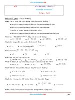 10 đề kiểm tra 1 tiết chương vectơ có đáp án 