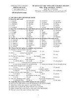 de khao sat hoc sinh gioi mon tieng anh 8 nam 2018 2019 co dap an phong gd dt huyen tam dao vong 1  3482