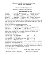 ĐƠN XIN CHUYỂN NHƯỢNG đất