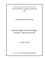 Tình hình thực hiện chính sách an sinh xã hội và công tác xã hội cá nhân với thương binh tại xã tân thạnh đông, huyện củ chi, thành phố hồ chí minh trong năm 2018