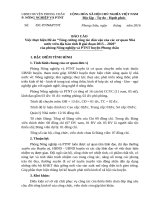 báo cáo dân vận năm 2016