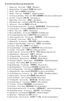 50 câu đàm thoại tiếng trung thông dụng nhất