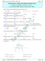 ĐÁP án và đề CÔNG PHÁ 01 hàm số HHKG và lớp 11 lần 01