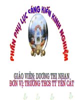 Vận dụng kiến thức liên môn vào dạy bài yêu thiên nhiên, sống hòa hợp với thiên nhiên GDCD 6 nhằm nâng cao chất lượng giảng dạy môn GDCD ở trường THCS TT 