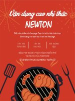 VẬN DỤNG CAO NHỊ THỨC NEWTON