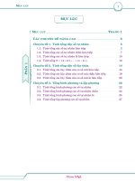 TOÁN NÂNG CAO (CÁC CHUYÊN ĐỀ NÂNG CAO)