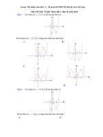 CHUYÊN đề  vẽ đồ THỊ CHỨA TRỊ TUYỆT đối