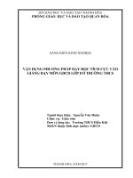 Vận dụng phương pháp dạy học tích cực vào giảng dạy môn giáo dục công dân lớp 8 ở trường trung học cơ sở 