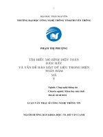 Tìm hiểu mô hình điện toán đám mây và vấn đề bảo mật dữ liệu trong điện toán đám mây 