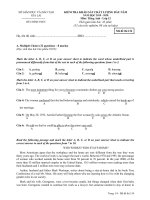 de khao sat chat luong tieng anh 12 dau nam hoc 2019 2020 so gddt gia lai 