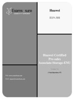 Huawei h19 308 HCIA(Huawei HCNA Routing and Switching)