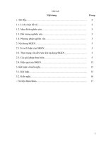 Phương pháp giải một số dạng toán về độ tan trong bồi dưỡng học sinh giỏi hóa THCS 