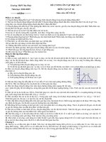 Đề cương học kì 1 vật lý 10 năm 2019 (Hay)