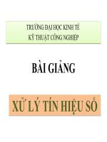 Slide  Xử lý tín hiệu số