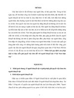 Phân tích quy định của pháp luật và thực tiễn giải quyết việc làm đối với người khuyết tật ở Việt Nam hiện nay