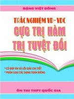Chuyên đề cực trị hàm trị tuyệt đối ôn thi THPT quốc gia