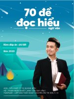 70 đề đọc hiểu ngữ văn thầy nhật 2020