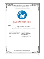 Điều khiển và giám sát hệ thống cấp nước cho tòa nhà cao tầng
