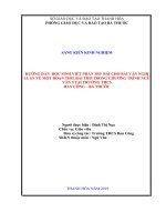 Hướng dẫn học sinh viết phần mở bài cho bài văn nghị luận về một đoạn thơ, bài thơ trong chương trình ngữ văn 9 tại trường THCS ban công, bá thước 