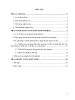 Tích hợp giáo dục môi trường khi dạy chương 1 cá thể và quần thể sinh vật   sinh thái học, sinh học 12 tại trung tâm GDTX thường xuân 