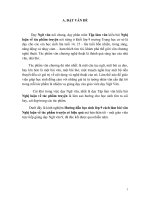 Hướng dẫn học sinh lớp 9 về cách làm bài văn nghị luận, yên định tác phẩm truyện có hiệu quả 