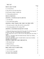 Dạy học gắn với thực tiễn trong môn công nghệ 10 nhằm lồng ghép giáo dục hướng nghiệp cho học sinh trường THPT lê lợi 