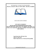 Một số biện pháp giáo dục học sinh cá biệt áp dụng đối với học sinh lớp 10 tại trung tâm GDNN GDTX lang chánh 