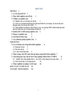 VẬN DỤNG dạy học THEO dự án vào bài CÔNG NGHIỆP SILICAT NHẰM PHÁT TRIỂN NĂNG lực tự học CHO học SINH lớp 11 TRƯỜNG THPT lê lợi THỌ XUÂN 