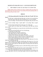 NỘI DUNG ÔN THI LỚP TCLLCT (lần 3) thầy gửi