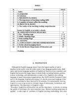 Some techniques in teaching reading comprehensive lesons 