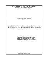 Hướng dẫn học sinh khi dùng tham biến và tham trị trong ngôn ngữ lập trình pascal để tránh nhầm lẫn 