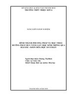 HÌNH THÀNH PHƯƠNG PHÁP tự học THEO HƯỚNG PHÁT HUY NĂNG lực học SINH THÔNG QUA bài OXI –OZON hóa học 10 cơ bản 
