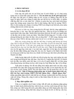 SKKN  một số PHƯƠNG PHÁP GIẢNG dạy và HUẤN LUYỆN PHÁT TRIỂN sức bền CHO học SINH TRƯỜNG THCS 