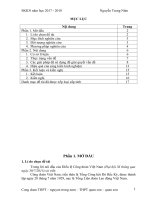 Nâng cao hiệu quả hoạt động công đoàn thông qua các hoạt động xây dựng sự đoàn kết cao tại trường THPT quan sơn 