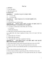 Giải pháp nâng cao hiểu biết chủ quyền biển đảo việt nam cho học sinh THPT 