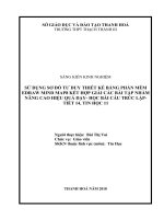 SỬ DỤNG sơ đồ tư DUY THIẾT kế BẰNG PHẦN mềm EDRAW MIND MAP8 kết hợp GIẢI các bài tập NHẰM NÂNG CAO HIỆU QUẢ dạy  học bài cấu TRÚC lặp TIẾT 14, TIN học 11 