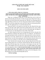 MỘT số PHƯƠNG PHÁP mới để KHỞI ĐỘNG bài học môn TIẾNG ANH 7 THÍ điểm 