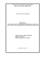 Một số cách thức tích hợp biến đổi khí hậu nhằm nâng cao ý thức bảo vệ môi trường trong môn hóa học lớp 12 