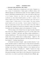 Some ways to redesign the activities in teaching reading comprehension of the 12th english at quang xuong1 high school 