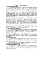 Applying some warm up listening activities to attract students’ interest for 10th form students at le loi high school 