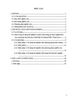 Sử dụng thí nghiệm trong dạy học bài axit sunfuric hóa học lớp 10 nc nhằm phát triển năng lực thực nghiệm hóa học cho học sinh 