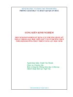 Một số kinh nghiệm sử dụng các kỹ thuật trong dạy học môn ngữ văn ở bậc THCS theo định hướng phát triển năng lực học sinh 