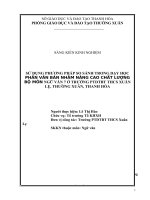 Sử dụng phương pháp so sánh trong dạy học phần văn bản nhằm nâng cao chất lượng bộ môn ngữ văn 7 ở trường PTDTBT THCS xuân lẹ, thường xuân  