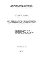 Một số phương pháp tập luyện thể dục thể thao giúp học sinh lớp 8phats huy năng lực học tốt môn thể dục ở trường nga phú 