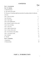 Improving the students’ english pronunciation through interesting phonic exercises ( grade 6 new english text book) 