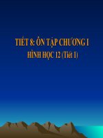 bai giảng ôn tập chương 1 tiết 12 môn toán 