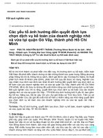 Lựa chọn dịch vụ kế toán của doanh nghiệp nhỏ và vừa 