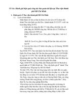 Đánh giá hiệu quả công tác bảo quản tài liệu tại thư viện thành phố hồ chí minh 