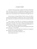 Đặc điểm lâm học của những loại hình quần xã thực vật thuộc kiểu rừng kín thường xanh ấm nhiệt đới ở khu vực tân phú, tỉnh đồng nai