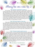 Những bài văn hay lớp 2